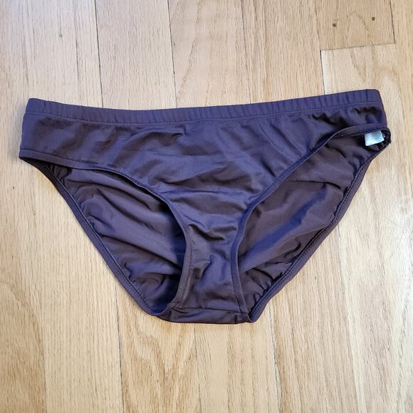 NWOT Prego Maternity Brown Bathing Suit Bottom Size Medium - Picture 2 of 8